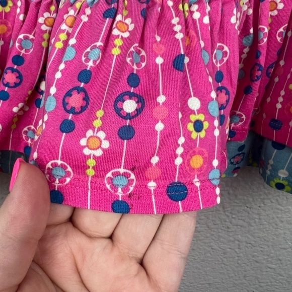 Hanna Anderson Tiered Layered Ruffle Skirt Sz 100CM - Picture 6 of 7